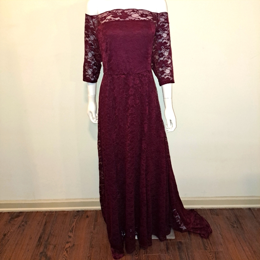 Torrid Burgundy Mermaid Dress